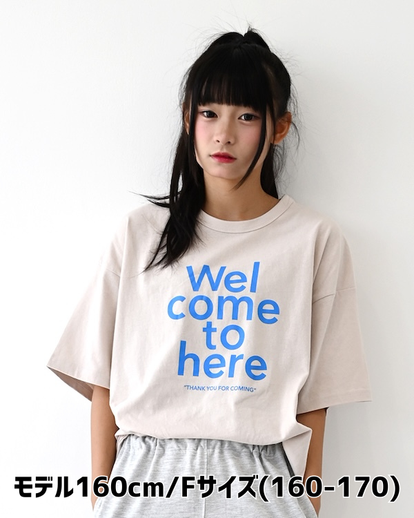【フォブ】Welcome Tシャツ / サンド