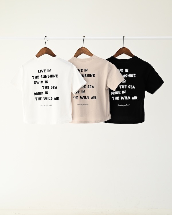 【フォブ】HOW DO YOU Tシャツ / グレージュ  