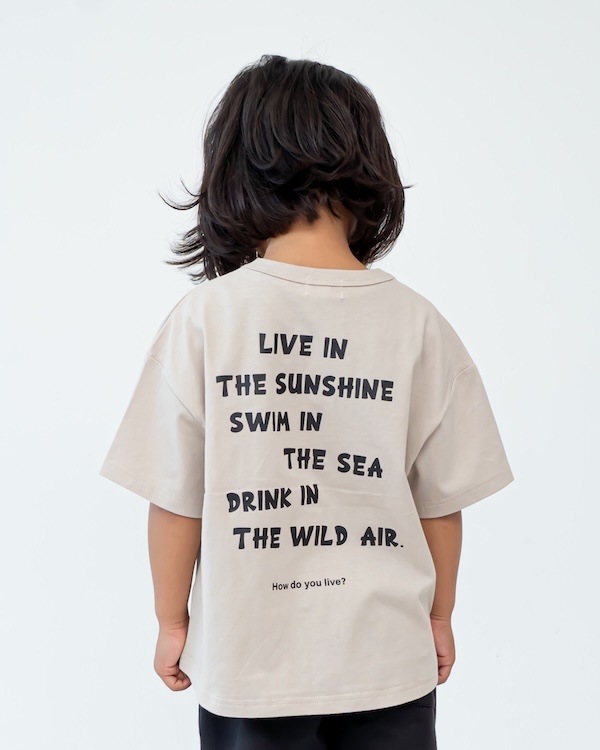 【フォブ】HOW DO YOU Tシャツ / グレージュ  