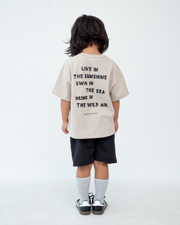 【フォブ】HOW DO YOU Tシャツ / グレージュ  
