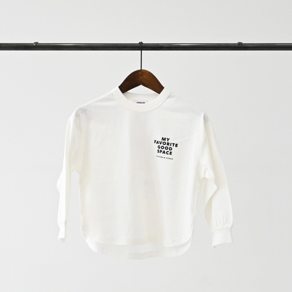 【25FW】GOODSPACE L/S Tシャツ / ホワイト