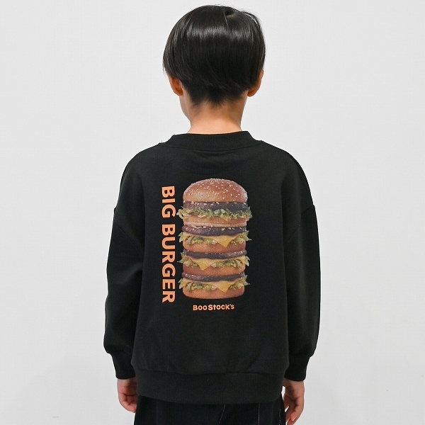 【25FW】BIGBURGER トレーナー / ブラック