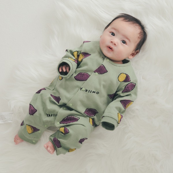 【25FW】アラカルト ロンパース / オリーブ