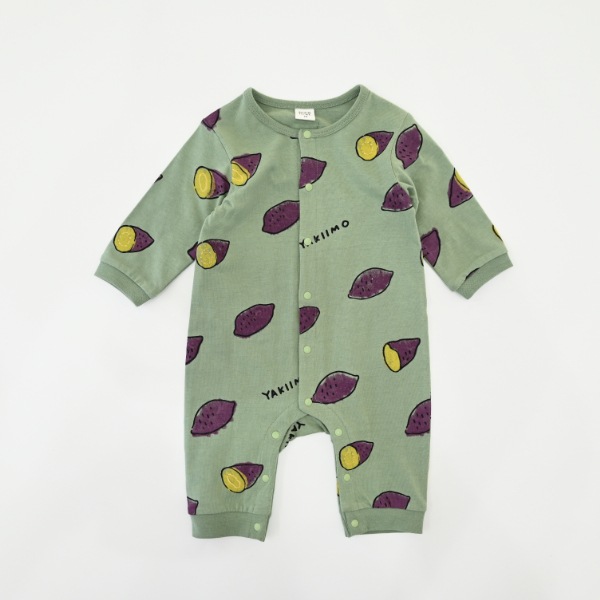 【25FW】アラカルト ロンパース / オリーブ