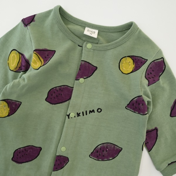 【25FW】アラカルト ロンパース / オリーブ