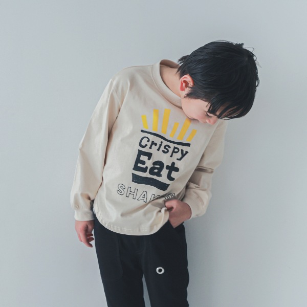 【25FW】EAT ロングＴシャツ / サンド
