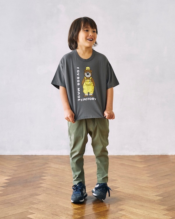 【フォブ】F/B BEAR Tシャツ / チャコールグレー