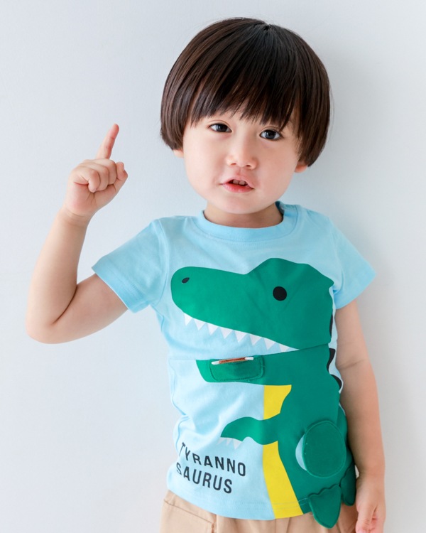 【26SS】恐竜の足 Tシャツ / サックス