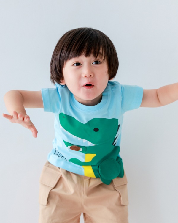 【26SS】恐竜の足 Tシャツ / サックス