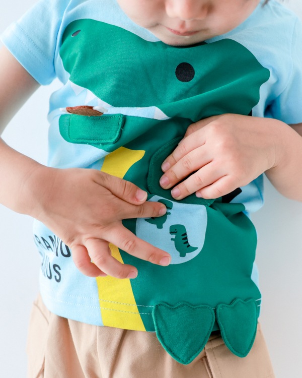 【26SS】恐竜の足 Tシャツ / サックス