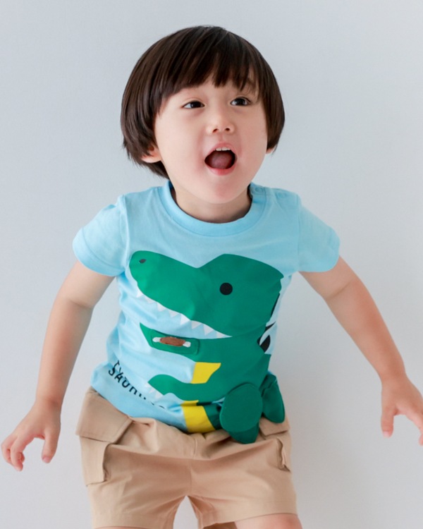 【26SS】恐竜の足 Tシャツ / サックス