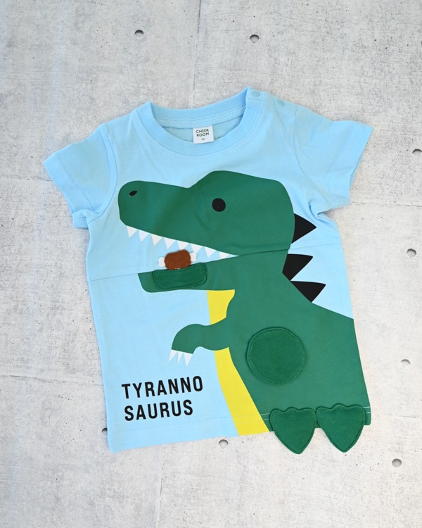 【26SS】恐竜の足 Tシャツ / サックス