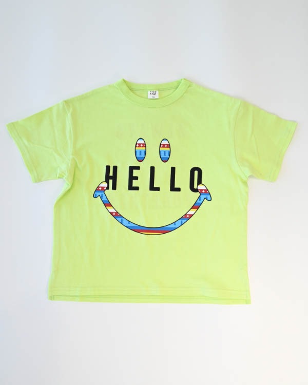 【ニコフラート】ハロー Tシャツ / ライトグリーン