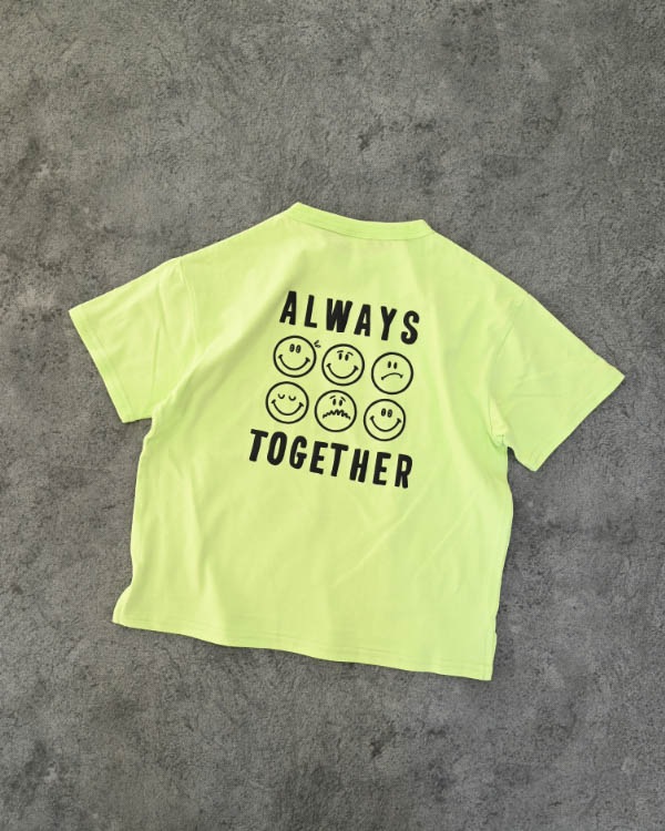 【ニコフラート】ハロー Tシャツ / ライトグリーン