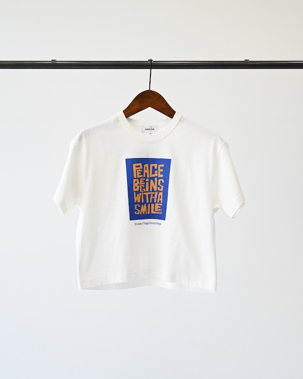【ジェネレーター】Peace Begins Tシャツ / ホワイト