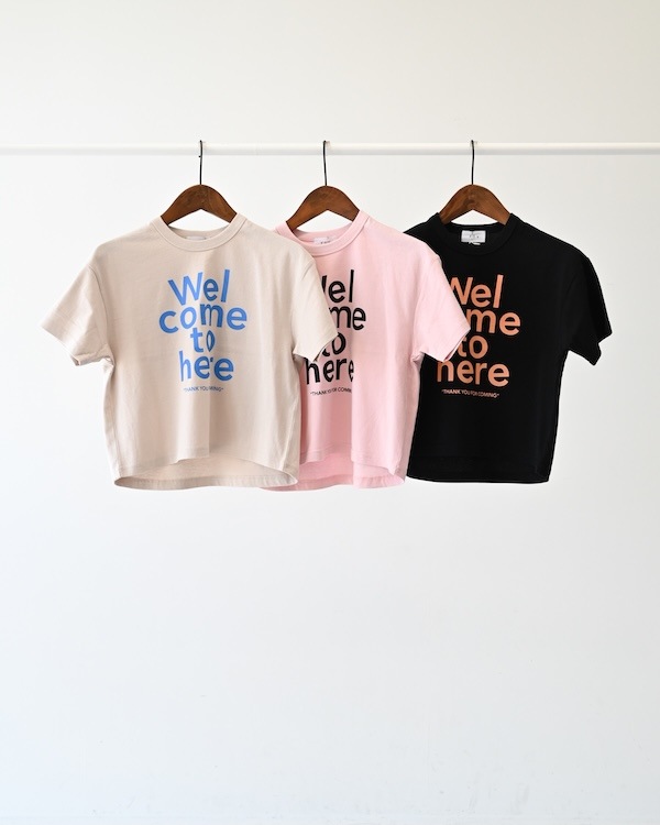 【フォブ】Welcome Tシャツ / ピンク