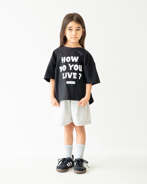 【フォブ】HOW DO YOU Tシャツ / ブラック  