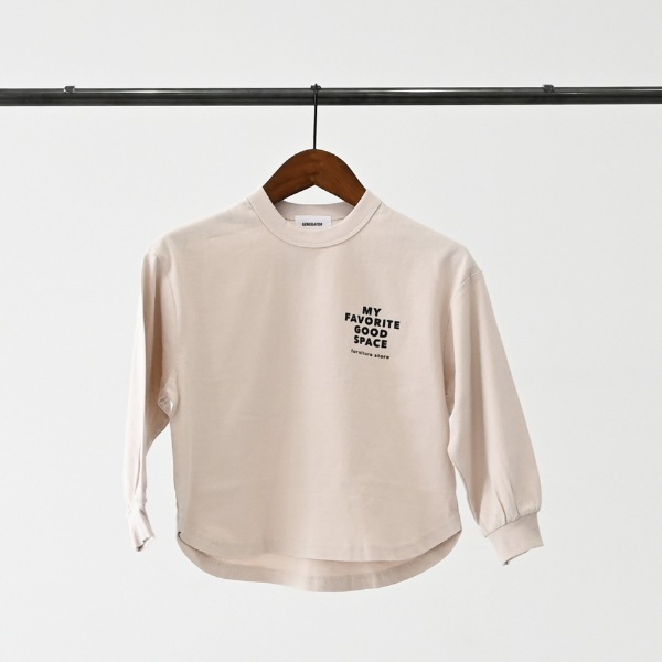 【25FW】GOODSPACE L/S Tシャツ / サンド