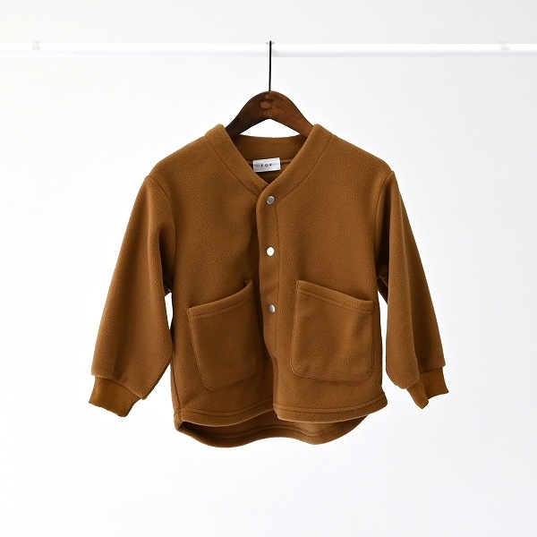 【25FW】フリースノーカラーJK / キャメル