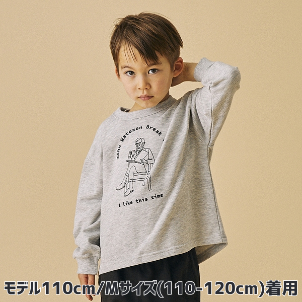 【25FW】JOHN トレーナー / 杢グレー