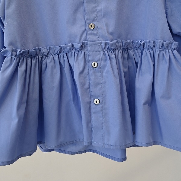 【25FW】フレアブラウス / ブルー