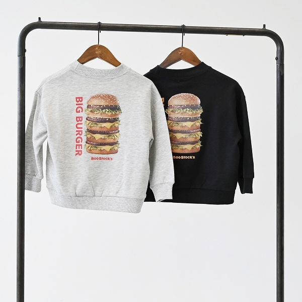 【25FW】BIGBURGER トレーナー / 杢グレー