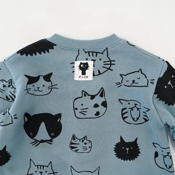 【25FW】アラカルト ギャザーロンパース / ブルー