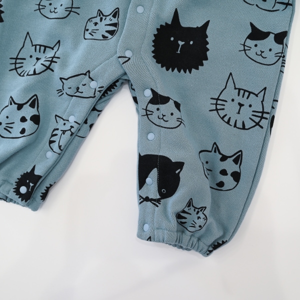 【25FW】アラカルト ギャザーロンパース / ブルー