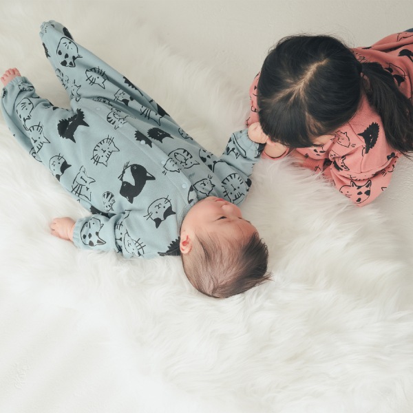 【25FW】アラカルト ギャザーロンパース / ブルー