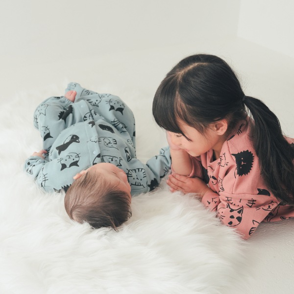 【25FW】アラカルト ギャザーロンパース / ブルー