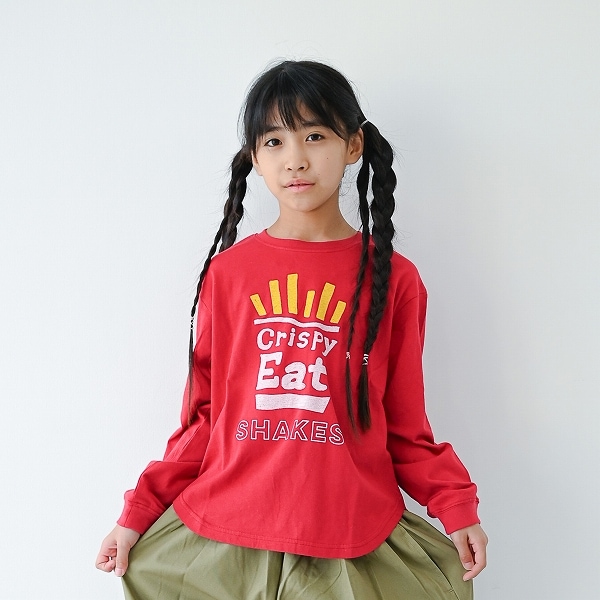 【25FW】EAT ロングTシャツ / レッド