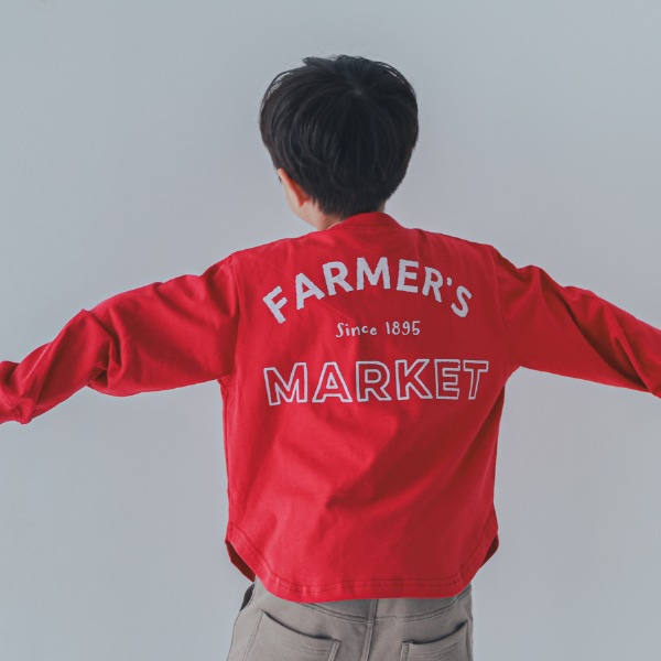 【25FW】EAT ロングTシャツ / レッド