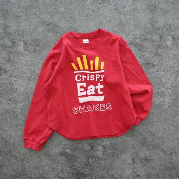 【25FW】EAT ロングTシャツ / レッド
