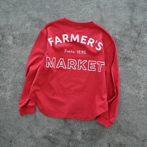 【25FW】EAT ロングTシャツ / レッド