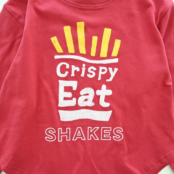 【25FW】EAT ロングTシャツ / レッド