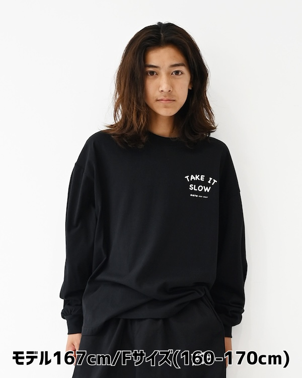 【26PS】TAKE IT L/S Tシャツ / ブラック