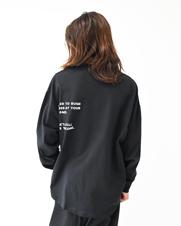 【26PS】TAKE IT L/S Tシャツ / ブラック