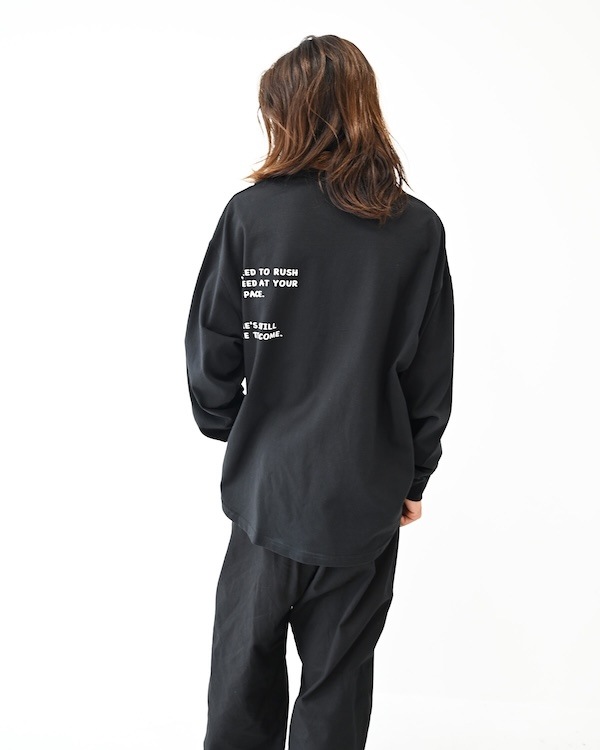 【26PS】TAKE IT L/S Tシャツ / ブラック