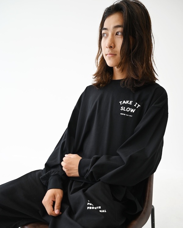 【26PS】TAKE IT L/S Tシャツ / ブラック