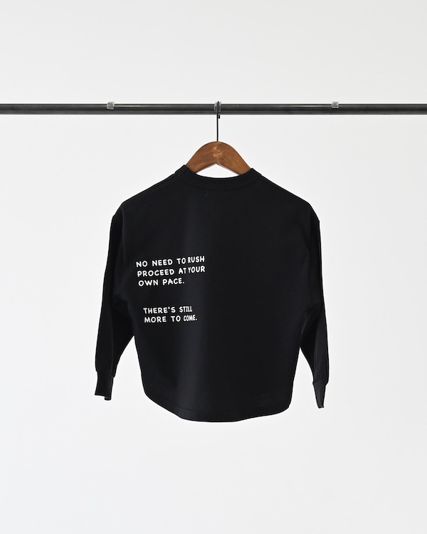 【26PS】TAKE IT L/S Tシャツ / ブラック