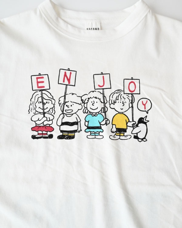 【セカンド】ENJOYTシャツ / オフホワイト