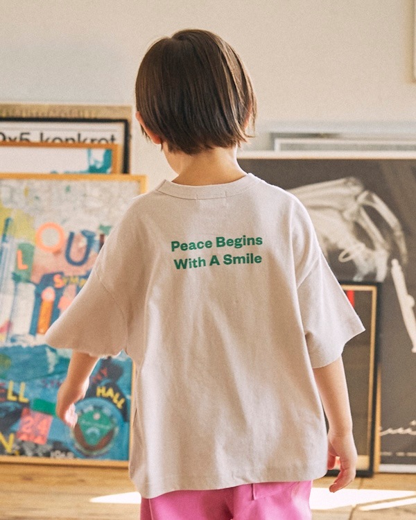【ジェネレーター】Peace Begins Tシャツ / サンド