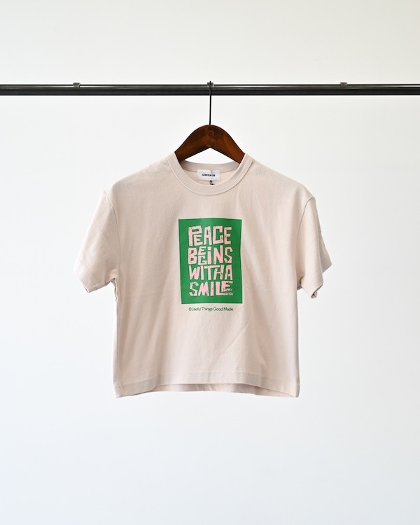 【ジェネレーター】Peace Begins Tシャツ / サンド