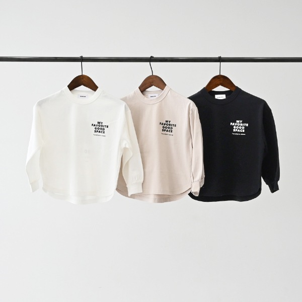 【25FW】GOODSPACE L/S Tシャツ / ブラック