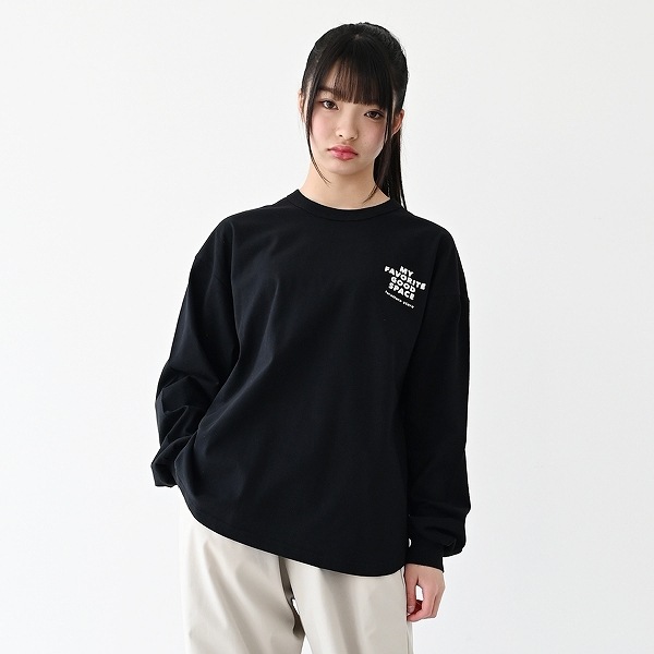 【25FW】GOODSPACE L/S Tシャツ / ブラック