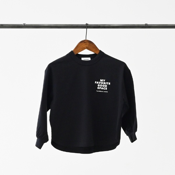 【25FW】GOODSPACE L/S Tシャツ / ブラック