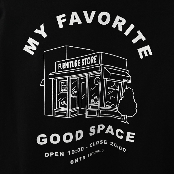【25FW】GOODSPACE L/S Tシャツ / ブラック