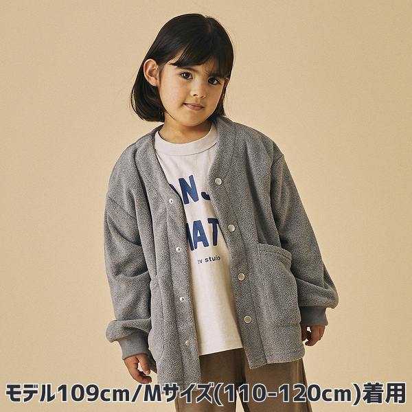 【25FW】フリースノーカラーJK / 杢グレー