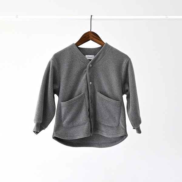 【25FW】フリースノーカラーJK / 杢グレー