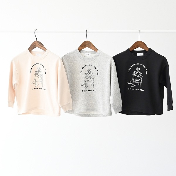 【25FW】JOHN トレーナー / ブラック